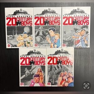 20th Century Boys Manga Lot Vol. 1-5 Viz Signature Edition (Naoki Urasawa, Eng.)